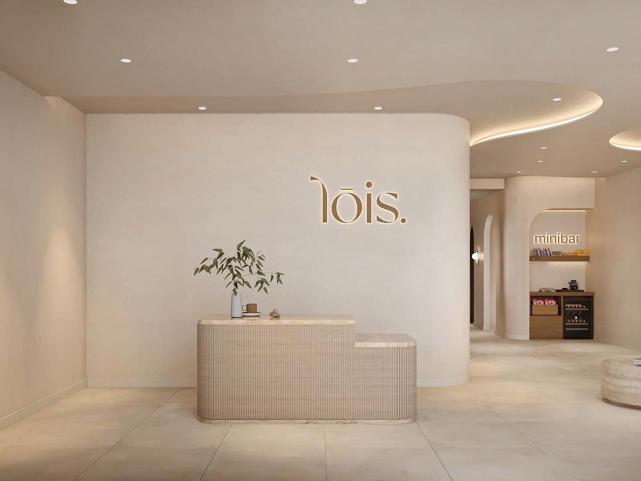 Guest services desk at Lois Head Spa in Prosper Texas